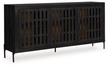 Load image into Gallery viewer, Vallisburg - Accent Cabinet - Black / Natural

