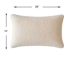 Load image into Gallery viewer, Homey Cozy - Textured Throw Pillow - Ivory
