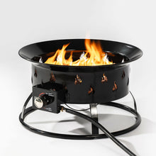 Load image into Gallery viewer, Propane Gas Fire Pit Table, 50000 Btu Round For Outside Patio - Black
