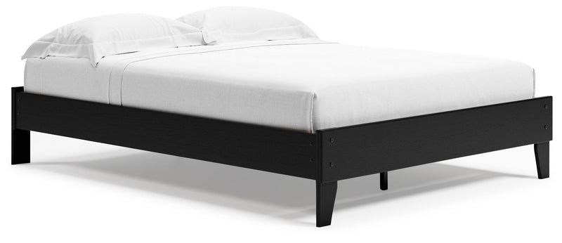 Finch - Queen Platform Bed - Black