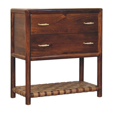 Load image into Gallery viewer, Regency - Woven 2 Drawer Nightstand - Brown
