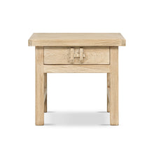 Load image into Gallery viewer, Rowan - Side Table With Drawer - Light Brown
