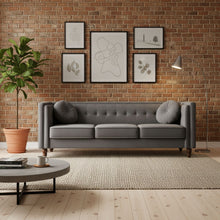 Load image into Gallery viewer, Chesterfield Sofa With Square Arms For Living Room
