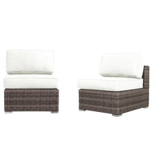 Load image into Gallery viewer, Armless Patio Chair With Cushions
