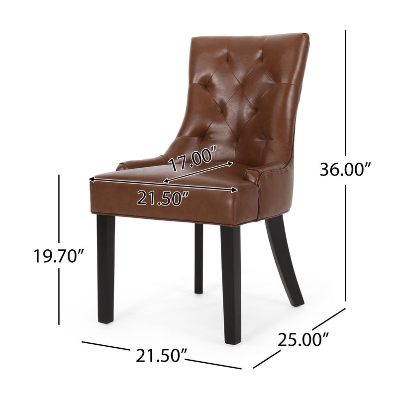Cheney - Contemporary Dining Chair Tufted Upholstery (Set of 2)