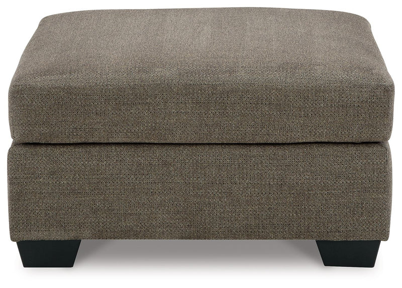 Mahoney - Oversized Accent Ottoman - Chocolate