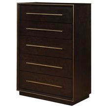 Load image into Gallery viewer, Prescott - 5 Drawer Chest - Brown
