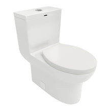 Load image into Gallery viewer, 1 Piece Toilet &amp; Dual Flush, Soft Closing Seat - White
