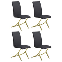 Load image into Gallery viewer, Dining Chairs (Set of 2) - Black / Gold

