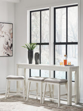 Load image into Gallery viewer, Robbinsdale - Rectangular Dining Room Counter Table Set (Set of 4) - Antique White
