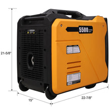Load image into Gallery viewer, Super Quiet Inverter Generator 5.5Kw Portable Electric &amp; Remote Start Aluminum, 224Cc 4 Stroke
