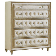 Load image into Gallery viewer, Williams - 5 Drawer Bedroom Chest - Camel
