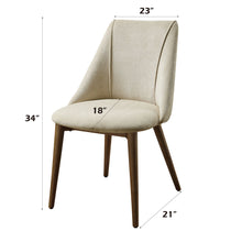 Load image into Gallery viewer, Willene - Polished Microfiber Side Chair (Set of 2) - Beige
