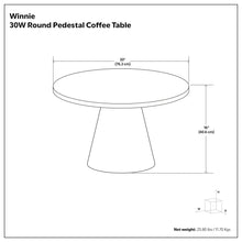 Load image into Gallery viewer, Winnie - Round Coffee Table - Walnut

