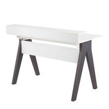 Load image into Gallery viewer, Wishbone - Contemporary Desk - Gray / White
