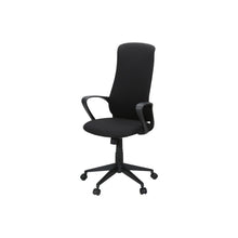 Load image into Gallery viewer, Office Chair With Adjustable Height, Armrests, Swivel - Black
