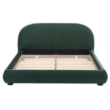 Load image into Gallery viewer, Upholstered Simple Modern Bedroom Bed With Curved Headboard

