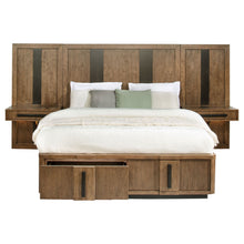 Load image into Gallery viewer, Moraga - Wall Panel Storage Bed With Nightstand Panels
