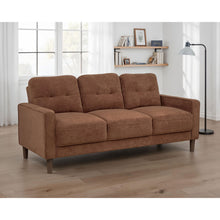 Load image into Gallery viewer, Heather - Track Arm Tufted Sofa - Rust

