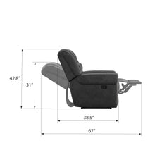 Load image into Gallery viewer, Gliding Recliner - Gray

