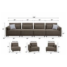 Load image into Gallery viewer, Rylie - Modular Sectional Sofa With Toss Pillows
