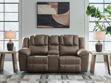 Load image into Gallery viewer, Lowilla - Double Reclining Loveseat With Console - Driftwood
