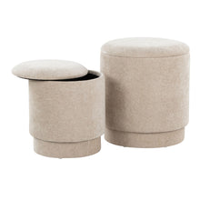 Load image into Gallery viewer, Marla - Upholste Contemporary Ottoman Set
