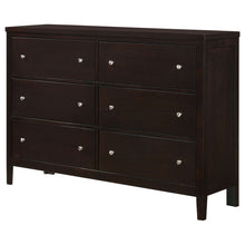 Load image into Gallery viewer, Wedgewood - 6 Drawers Dresser - Cappuccino
