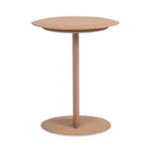 Load image into Gallery viewer, Mode - Leatherette Round C-Shaped Sofa Side Table - Saddle Brown
