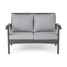 Load image into Gallery viewer, Honolulu - Loveseat - Gray / Silver
