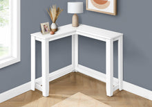 Load image into Gallery viewer, Corner Accent Console Table For Entryway, Unique Design Contemporary &amp; Modern
