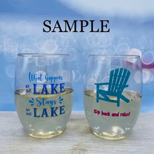 Load image into Gallery viewer, Wine-Oh! - GOLF SAYINGS Shatterproof Wine Glasses
