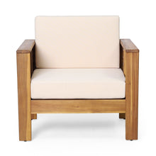 Load image into Gallery viewer, Slat Design Club Chairs With Cushions
