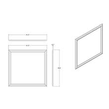 Load image into Gallery viewer, Adelaide - Mirror - Gray / Black
