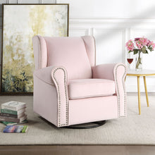 Load image into Gallery viewer, Tamaki - Glider Chair With Swivel - Pink
