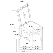 Load image into Gallery viewer, Survista - Upholstered Dining Side Chair (Set of 2) - Brown
