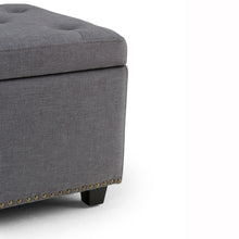 Load image into Gallery viewer, Hamilton - Upholstered Storage Ottoman
