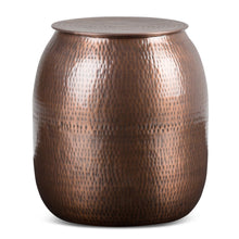 Load image into Gallery viewer, Griffen - Handcrafted Metal Storage Accent Table
