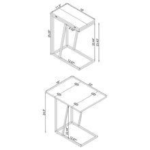 Load image into Gallery viewer, Rectangle Accent Table - Gray
