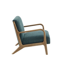Load image into Gallery viewer, Mid-Century Style Lounge Chair With Upholstered Seat
