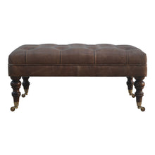 Load image into Gallery viewer, Buffalo - Ottoman With Castor Legs
