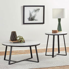 Load image into Gallery viewer, Melisa - 2 Piece Coffee And End Table Set - White Marble
