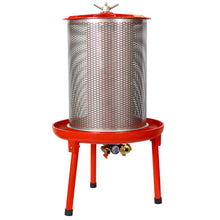 Load image into Gallery viewer, Hydraulic Fruit Wine Apple Press 5.3 Gallon / 20L For Wine Cider Making - Red
