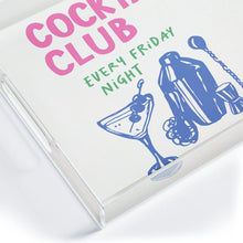 Load image into Gallery viewer, Deny Designs-Cocktail Club Acrylic Tray
