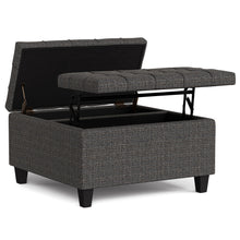 Load image into Gallery viewer, Harrison - Upholstered Coffee Table Storage Ottoman
