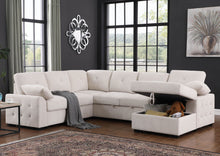 Load image into Gallery viewer, Nyhan - Upholstered Corner Sectional With Pull Out Loveseat And Storaged Chaise
