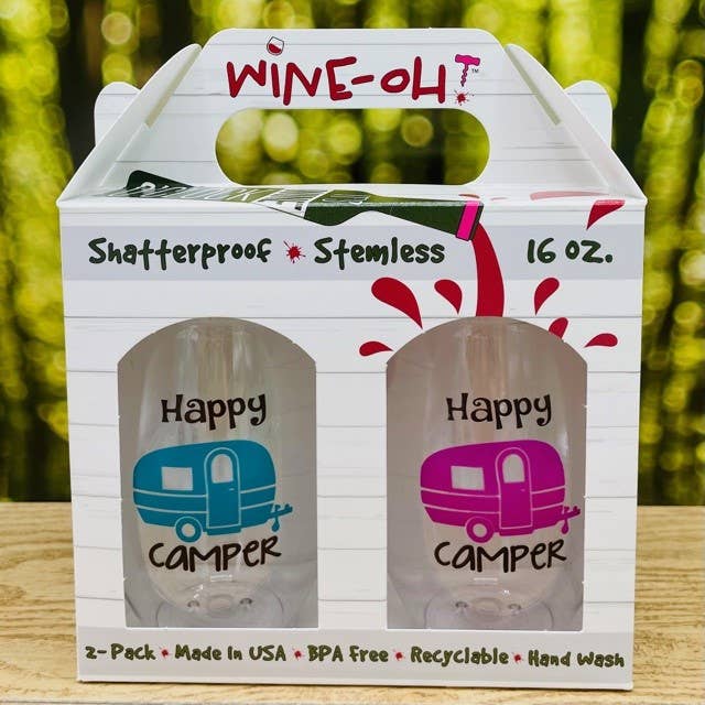 Wine-Oh! - RV THERE YET? Shatterproof Wine Glasses