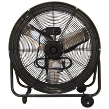 Load image into Gallery viewer, Drum Fan With Pure Copper Wiring Motor And Blades - Black
