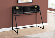 Load image into Gallery viewer, Computer Desk For Home Office, Laptop, Storage Shelves, Marble Look Contemporary &amp; Modern
