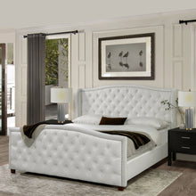 Load image into Gallery viewer, Marcella - Upholstered Shelter Headboard Bed Set
